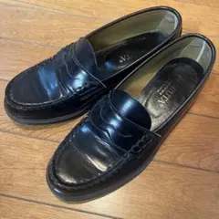 【美品】HARUTA ARVIN ブラック ローファー　25センチ　ハルタ