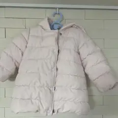 美品　プチバトー　ピンク　中綿コート　サイズ86