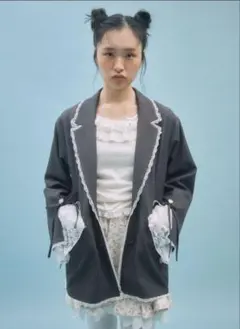 merry jenny lace slit ribbon jacket 新品タグ