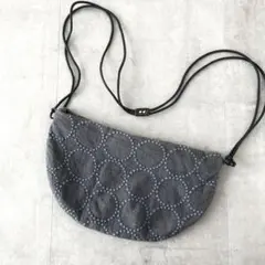 【良品✨️】 minä perhonen coupe bag タンバリン グレーのサムネイル