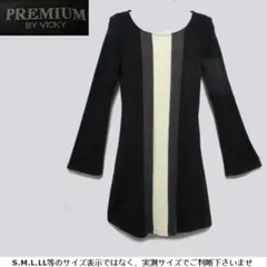 m21597・値下★PREMIUM BY VICKY★ウール100%ワンピースのサムネイル