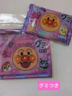 新品未使用未開封　アンパンマングミ　ノベルティ巾着　アンパンマン　ドキンちゃん