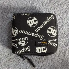 DC CORDURA FABRIC 二つ折り財布 ブラック　superman