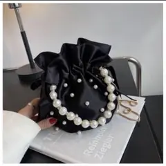 パール フリル りぼんバッグ♡