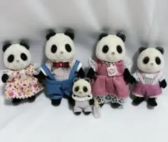 シルバニアファミリー パンダ ファミリー 赤ちゃん 海外版 レトロ 希少