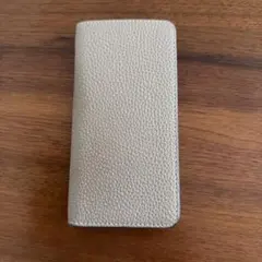 ボナベンチュラ　iPhone SE 用手帳型ケース ベージュ
