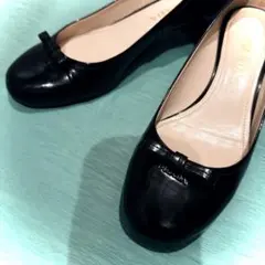 PRADA⭐︎プラダ　エナメルパンプス36/23㎝　ブラック　ヒール3.5㎝