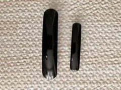 ブラックヘアクリップ2個セット大小 冠婚葬祭に使えます