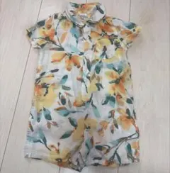 baby GAP ベビーギャップ 花柄　ロンパース 80cm 半袖　ブラナンベア