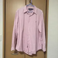 Ralph Lauren ストライプ 長袖シャツ ピンクのサムネイル