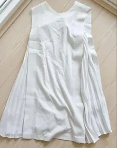 【美品】ラグナムーン Sサイズ ワンピース ホワイト ノースリーブ