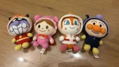 アンパンマン ぬいぐるみ マスコット 4個セット