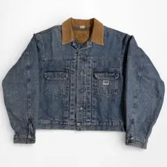 80s 90s CHEVIGNON 2nd ブランケット デニムジャケット L