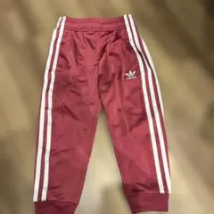 adidas バーガンディ 100cm 長ズボン