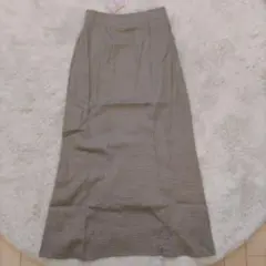 チェックスカート ロングスカート