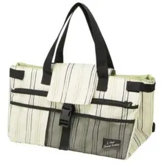 レジカゴ用保冷リュックバッグ【ストライプ柄】