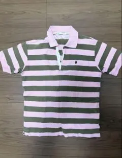 A BATHING APE チェック柄 ポロシャツ 半袖 XS - メルカリ