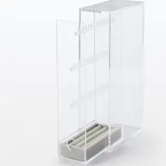 無印良品 アクリルネックレス・ピアススタンド ベロア内箱仕切リング用