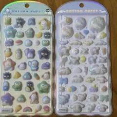 【正規品】　コットンパフィー　シール　はぴたんぶい　シナモンロール