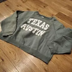 LAKOLE テキサス・オースティン クロップドスウェット M