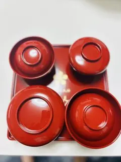 【男の子フルセット】お食い初め 100日祝い 食器セット 箸、袴、飾り付き