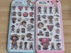 ワンピース ルフィ チョッパー 硬いシール 2枚セット