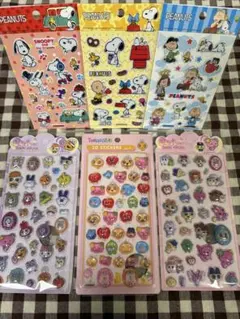【期間限定】シール6枚セット SNOOPY