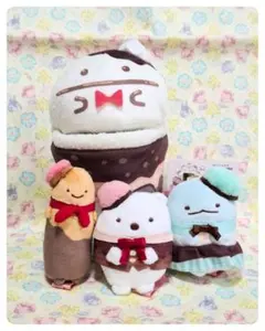 ★限定★　すみっコぐらし　てのり　ぬいぐるみ　チョコレートフェア　4個セット