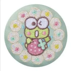 サンリオ けろけろけろっぴ 刺繍缶バッジ