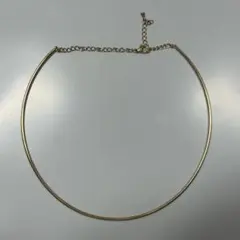 LOWRYS FARM ステンレス チョーカー ネックレス ゴールド