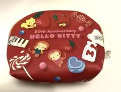 サンリオくじ ハローキティ ポーチ 50th Hello Kitty ポーチ