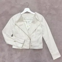 プロポーションボディドレッシング　フェイクスエードライダースジャケット