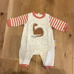 バースデイ　恐竜プリントロンパース 70