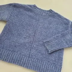 BEAMS HEART❤ブルー系 長袖ニット❤フリー