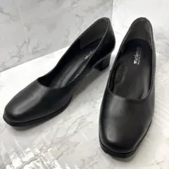 ✨未使用級　mushroom パンプス　ブラック　フォーマル　24.5EEE