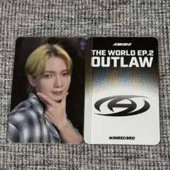 ATEEZ outlaw minirecord ラキドロ 7.0 トレカ ヨサン