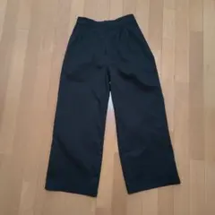 Honeys　チノワイドストレートパンツ ブラック Mサイズ