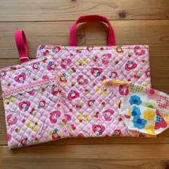 バラ売り可☆ レッスンバッグ、シューズバッグ、巾着3点セット