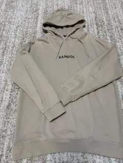 KANGOL ベージュ フード付きパーカー