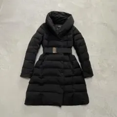 TATRAS タトラス VALLE ダウンコート 01 黒 ベルト付 ロングのサムネイル