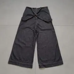 チャオパニックティピー ワイドパンツ 2way デニム 大きいサイズ きれいめ
