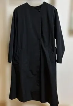 ⭐️美品⭐️A day in the life ノーカラーコート 黒