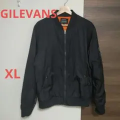 GILEVANS ブラック MA-1ジャケット LL フライトジャケット