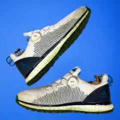 ADIDAS アディダスゴルフ 26.5㎝ ゴルフシューズ ホワイト ダイヤル式