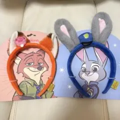 【韓国限定】ズートピア カチューシャ ニック ジュディ MOA ディズニー