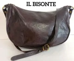 IL BISONTE　イルビゾンテ　ショルダーバッグ　三日月　ハーフムーン　本革