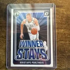 Kristaps Porzingis Winner Stays Card