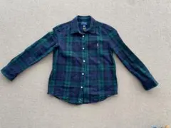 POLO ラルフローレン　ギンガムチェック　冬用　ネルシャツ　男児　120cm