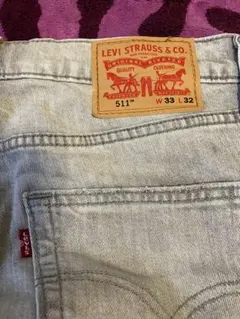 剣之介様専用☆リーバイス　511 メンズ　ジーンズ　グレー　W33L32