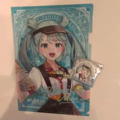 プロセカ ココス 初音ミク クリアファイル 缶バッジ